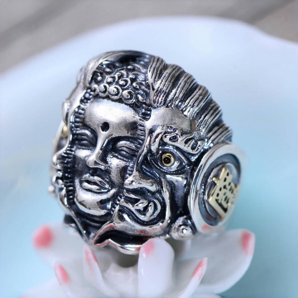 るるる様villain silver ring(tanaka daisuke) villain silver armor rings – tanakadaisuke